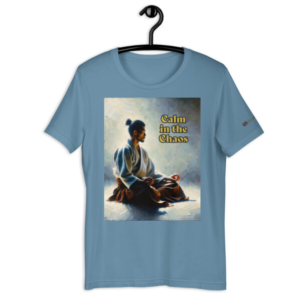 Zen Resonance 'Calm in the Chaos' Martial Arts Meditation Unisex T-Shirt - Image 5