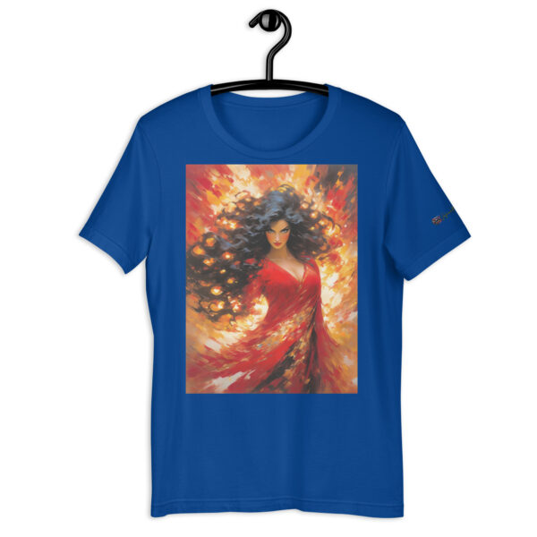 Crimson Enigma Art T-Shirt - Bella + Canvas 3001 Unisex Staple Tee - Image 7