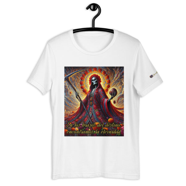 La Muerte's Omen: Old-Fashioned Comfort Fit Unisex T-Shirt – Mystical Death Goddess Design - Image 8