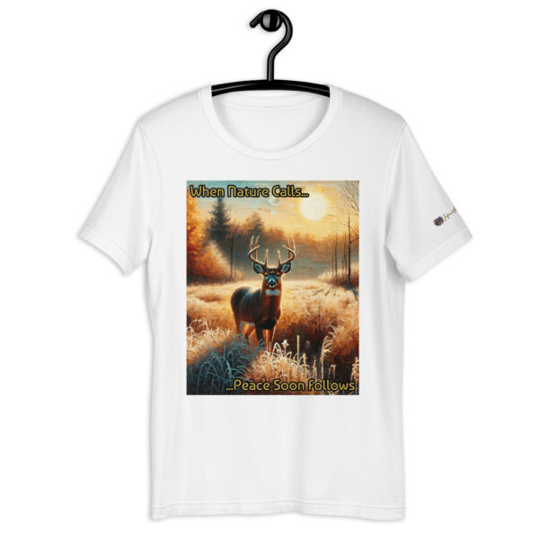 Autumn Sentinel Comfort Fit Unisex T-Shirt – Majestic Deer Design – Soft Cotton Tee - Image 8