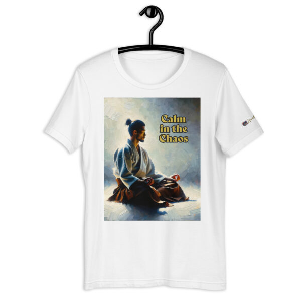 Zen Resonance 'Calm in the Chaos' Martial Arts Meditation Unisex T-Shirt - Image 8