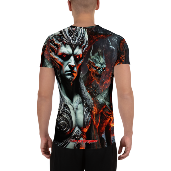 Hades Underworld Champion All-Over Print Men's Athletic T-Shirt - Image 2