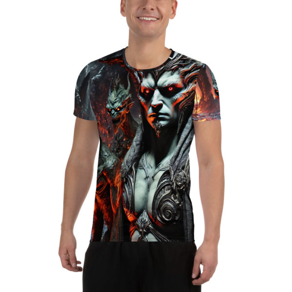 Hades Underworld Champion All-Over Print Men's Athletic T-Shirt