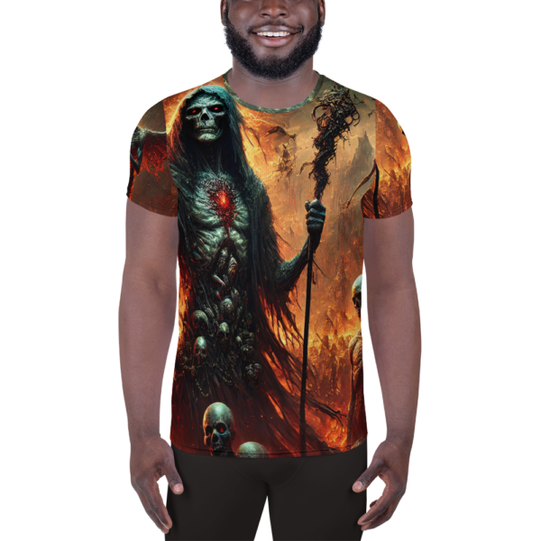 Necromancer's Reign - Men's All-Over Print Athletic T-Shirt - Image 2