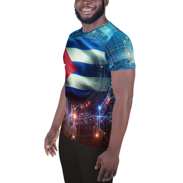 All-Over Print Men's Athletic T-Shirt – EVOKE Performance by Infinite Muse Art - Image 3