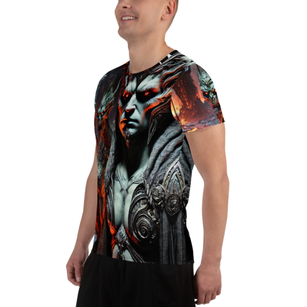 Hades Underworld Champion All-Over Print Men's Athletic T-Shirt - Image 3