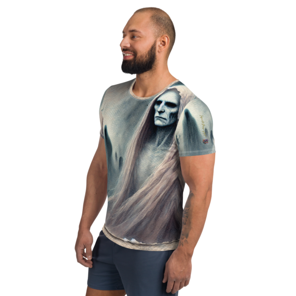 Whisper of the Underworld - Men's All-Over Print Athletic T-Shirt - Image 3