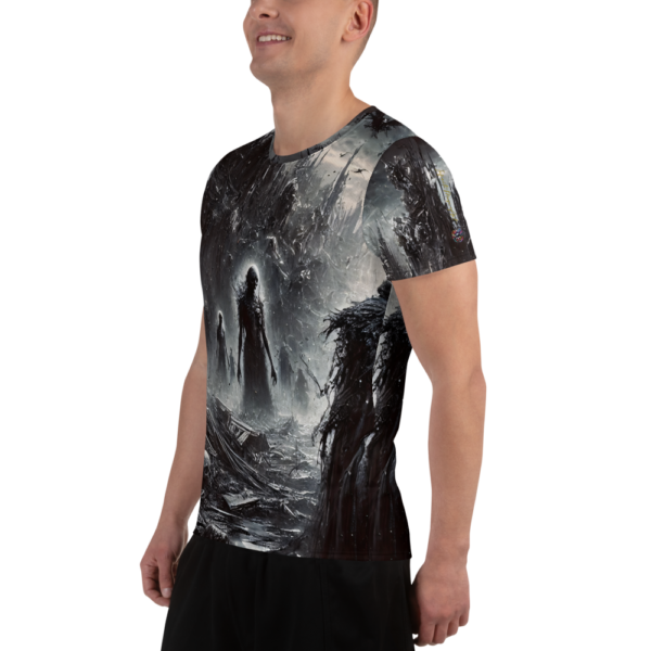 Herald of the Abyss All-Over Print Men's Athletic T-Shirt – EVOKE Performance - Image 3