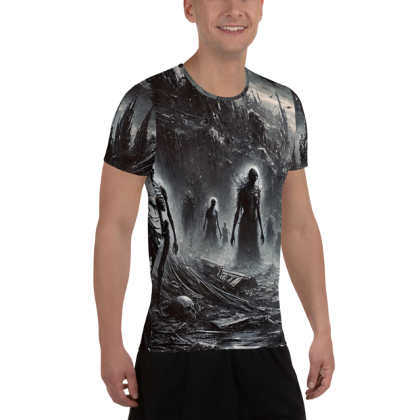 Herald of the Abyss All-Over Print Men's Athletic T-Shirt – EVOKE Performance - Image 4