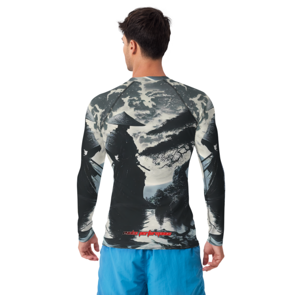 EVOKE Performance All-Over Print Men's Rash Guard | "Embrace the Stillness" - Image 2