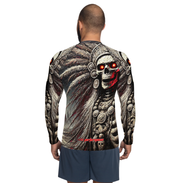 All-Over Print Men’s Rash Guard – From Darkness, I Rise - Image 2