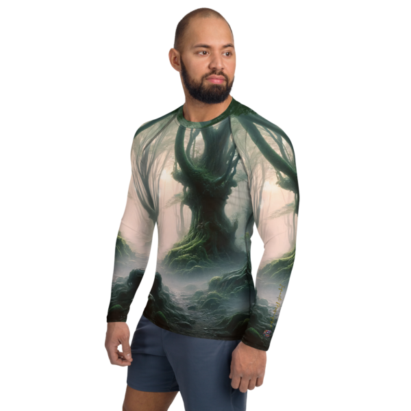 Enchanted Forest Mystic Dawn Men's All-Over Print Rash Guard - Image 6