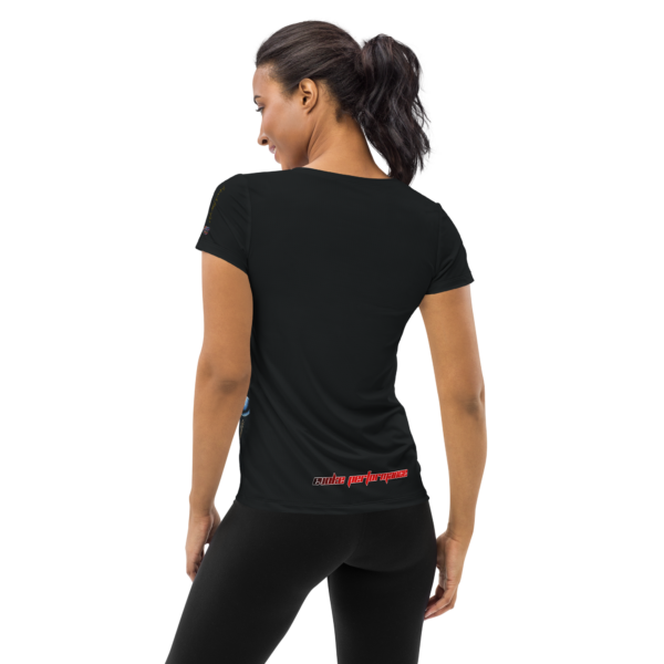 Women's All-Over Print Athletic T-Shirt – EVOKE Performance by Infinite Muse Arts - Image 2