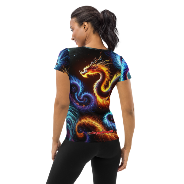 EVOKE Performance Women's All-Over Print Athletic T-Shirt – Comfort & Style for Combat Sports - Image 3