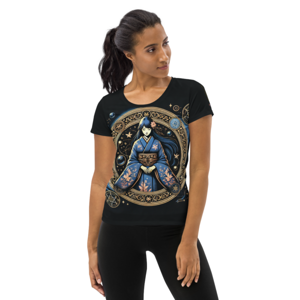 Women's All-Over Print Athletic T-Shirt – EVOKE Performance by Infinite Muse Arts