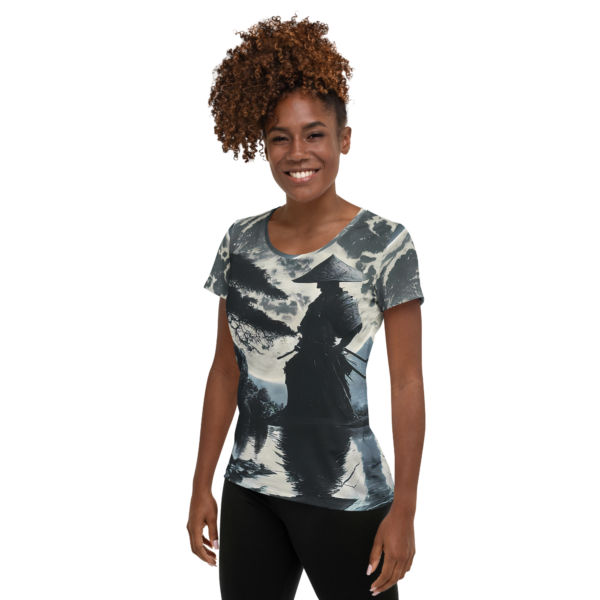 EVOKE Performance All-Over Print Women's Athletic T-Shirt - Image 3