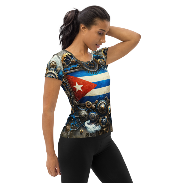 EVOKE Performance All-Over Print Women's Athletic T-Shirt - Image 4