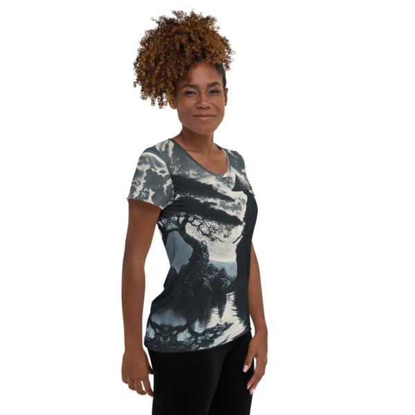 EVOKE Performance All-Over Print Women's Athletic T-Shirt - Image 4