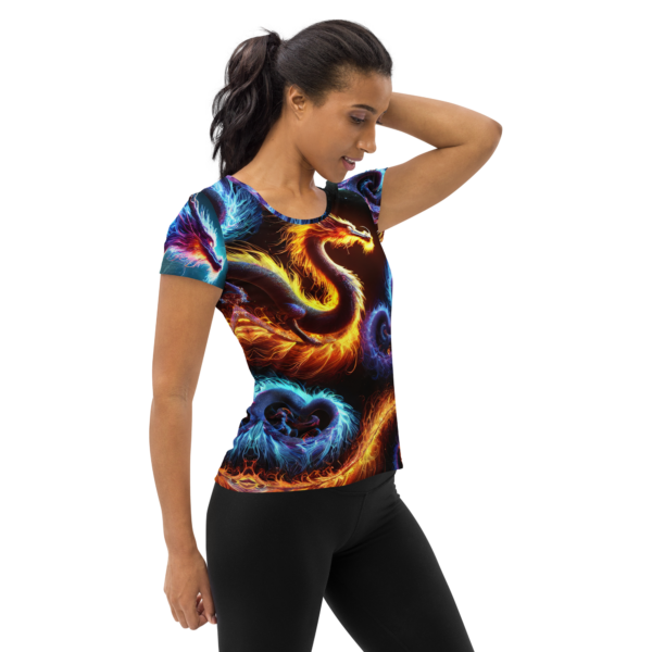 EVOKE Performance Women's All-Over Print Athletic T-Shirt – Comfort & Style for Combat Sports - Image 4