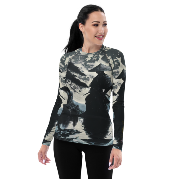 EVOKE Performance All-Over Print Women's Rash Guard | "Embrace the Stillness"