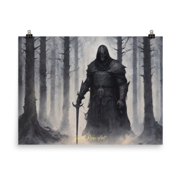 The Dread Knight - Warden of the Abyss 18x24 Enhanced Matte Poster