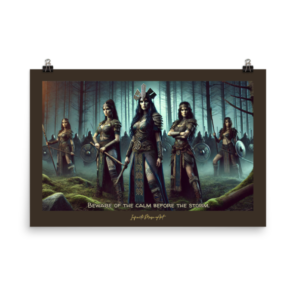 The Morrigan’s Warriors – Enhanced Matte Art Poster (24x36in)