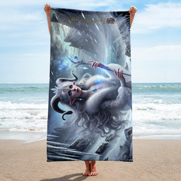 Winter Enchantress Sublimated Beach Towel - EVOKE Performance - Image 2