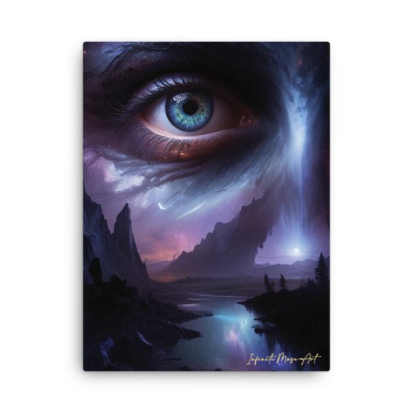 Eye of the Cosmos - Thin Canvas Print (18x24in)