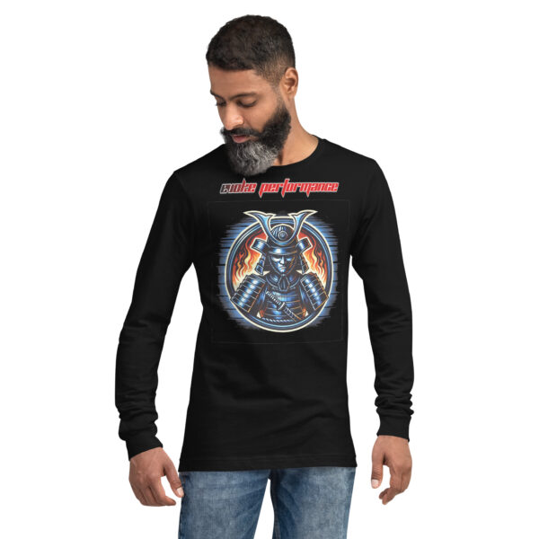 Blaze of Honour Samurai Long Sleeve Tee - Unisex | EVOKE Performance - Image 2