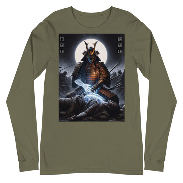 EVOKE Performance | "Samurai's Duality" Unisex Long Sleeve Tee | Bella + Canvas 3501 - Image 7