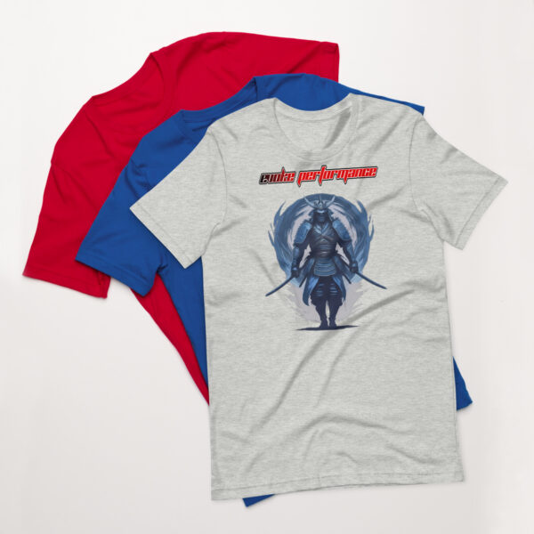 Blue Samurai Guardian Unisex T-Shirt – EVOKE Performance - Image 3