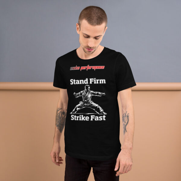 EVOKE Performance Unisex Staple T-Shirt | Bella + Canvas 3001 – "Stand Firm, Strike Fast"