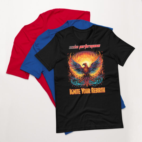 Ignite Your Rebirth - EVOKE Performance Unisex T-Shirt