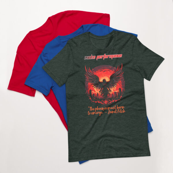 EVOKE Performance "Rise of the Phoenix" Unisex T-Shirt | Bella + Canvas 3001 - Image 5