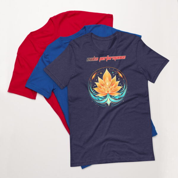 EVOKE Performance 'Celestial Lotus' Unisex T-Shirt | Bella + Canvas 3001 - Image 4