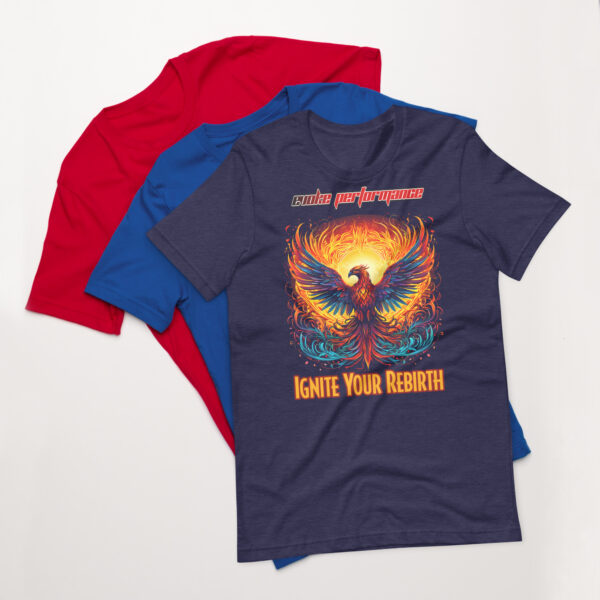 Ignite Your Rebirth - EVOKE Performance Unisex T-Shirt - Image 4