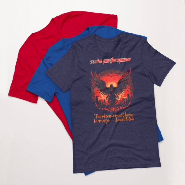 EVOKE Performance "Rise of the Phoenix" Unisex T-Shirt | Bella + Canvas 3001 - Image 4