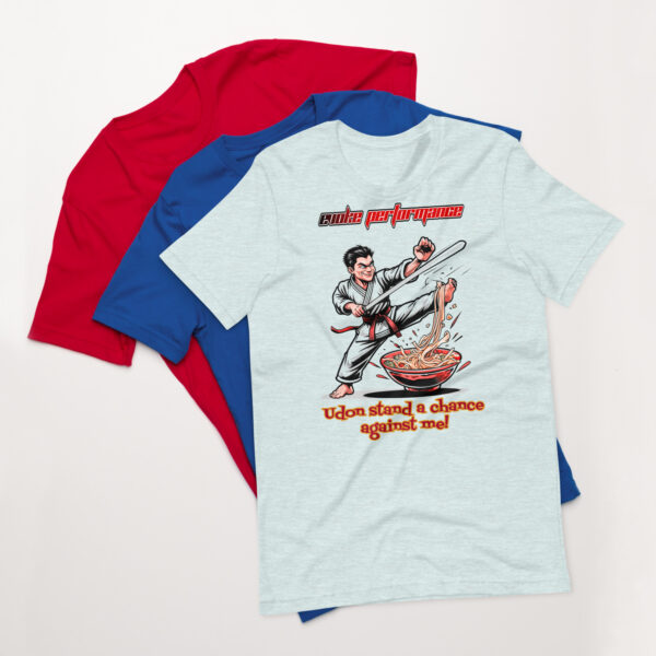 Udon Stand a Chance - Martial Arts Noodle Fighter T-Shirt | Bella + Canvas 3001 - Image 5