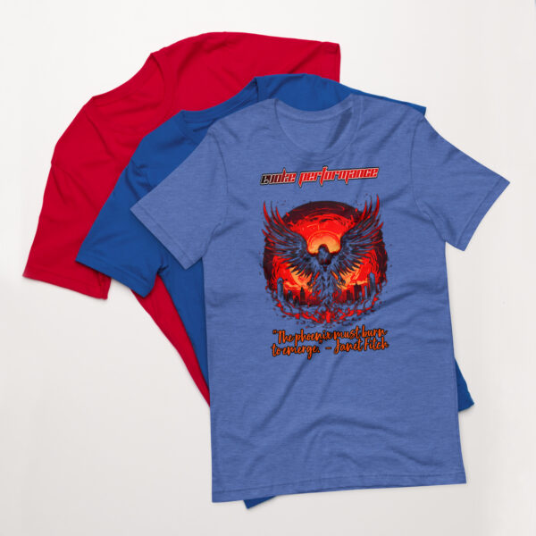 EVOKE Performance "Rise of the Phoenix" Unisex T-Shirt | Bella + Canvas 3001 - Image 8