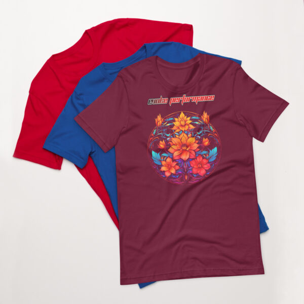 EVOKE Performance - Blossoming Vigour Unisex T-Shirt | Bella + Canvas 3001 - Image 6