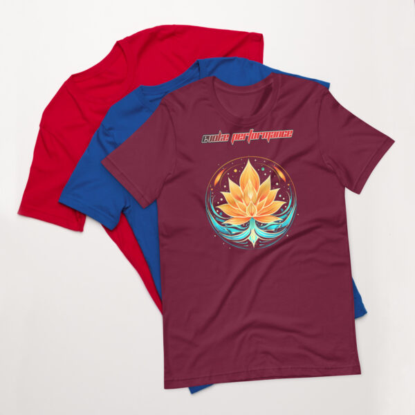 EVOKE Performance 'Celestial Lotus' Unisex T-Shirt | Bella + Canvas 3001 - Image 6