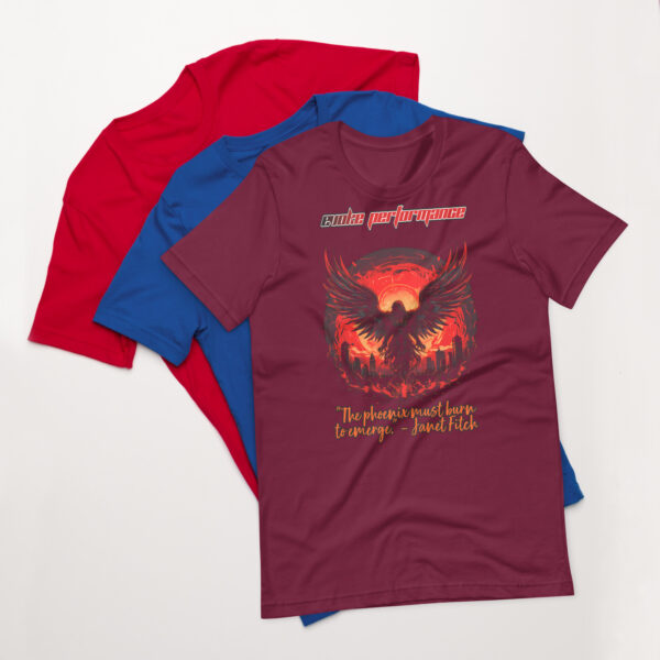 EVOKE Performance "Rise of the Phoenix" Unisex T-Shirt | Bella + Canvas 3001 - Image 6