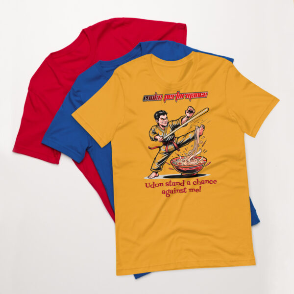 Udon Stand a Chance - Martial Arts Noodle Fighter T-Shirt | Bella + Canvas 3001