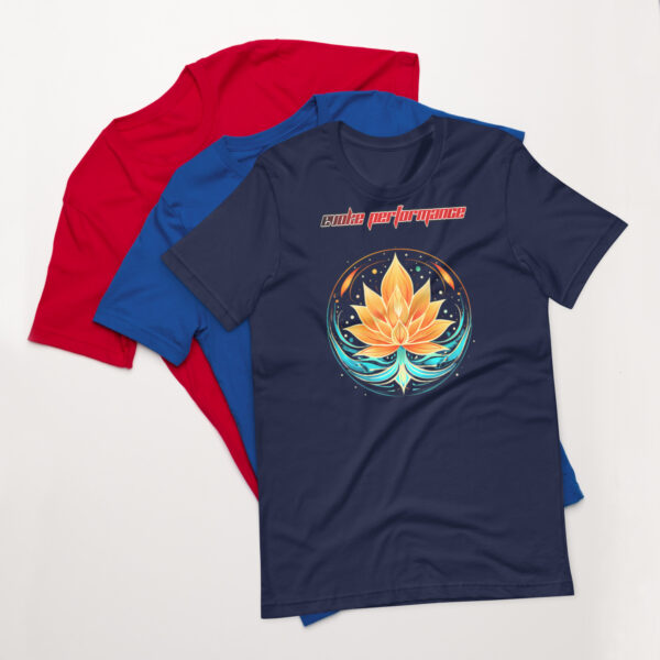 EVOKE Performance 'Celestial Lotus' Unisex T-Shirt | Bella + Canvas 3001 - Image 3