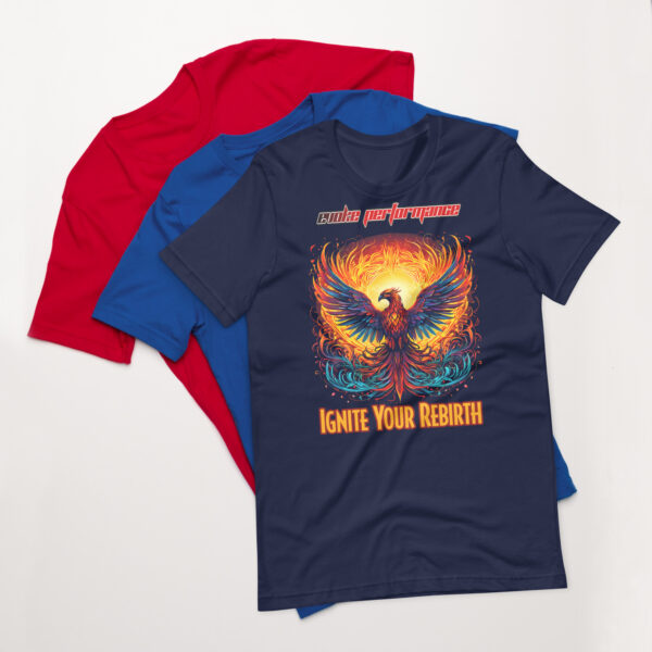 Ignite Your Rebirth - EVOKE Performance Unisex T-Shirt - Image 3