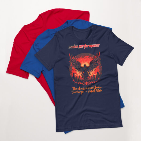 EVOKE Performance "Rise of the Phoenix" Unisex T-Shirt | Bella + Canvas 3001 - Image 3