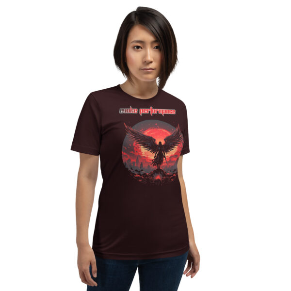 Crimson Guardian Unisex T-Shirt - EVOKE Performance - Image 3