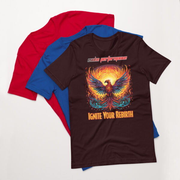 Ignite Your Rebirth - EVOKE Performance Unisex T-Shirt - Image 2