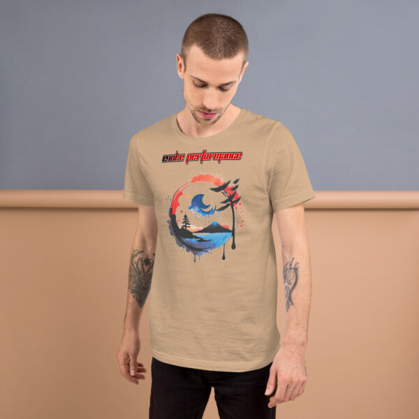 Serenity in Flow - Unisex Staple T-Shirt | Bella + Canvas 3001 - Image 4