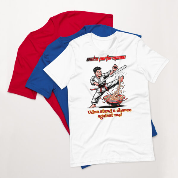 Udon Stand a Chance - Martial Arts Noodle Fighter T-Shirt | Bella + Canvas 3001 - Image 8